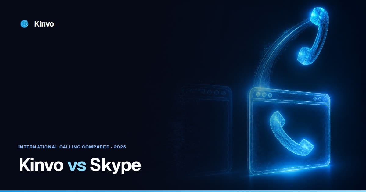 Kinvo vs Skype — international calling compared