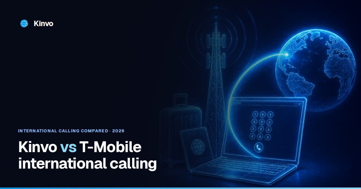Kinvo vs T-Mobile international calling — international calling compared