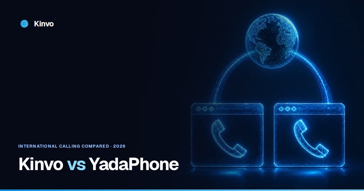 Kinvo vs YadaPhone — international calling compared